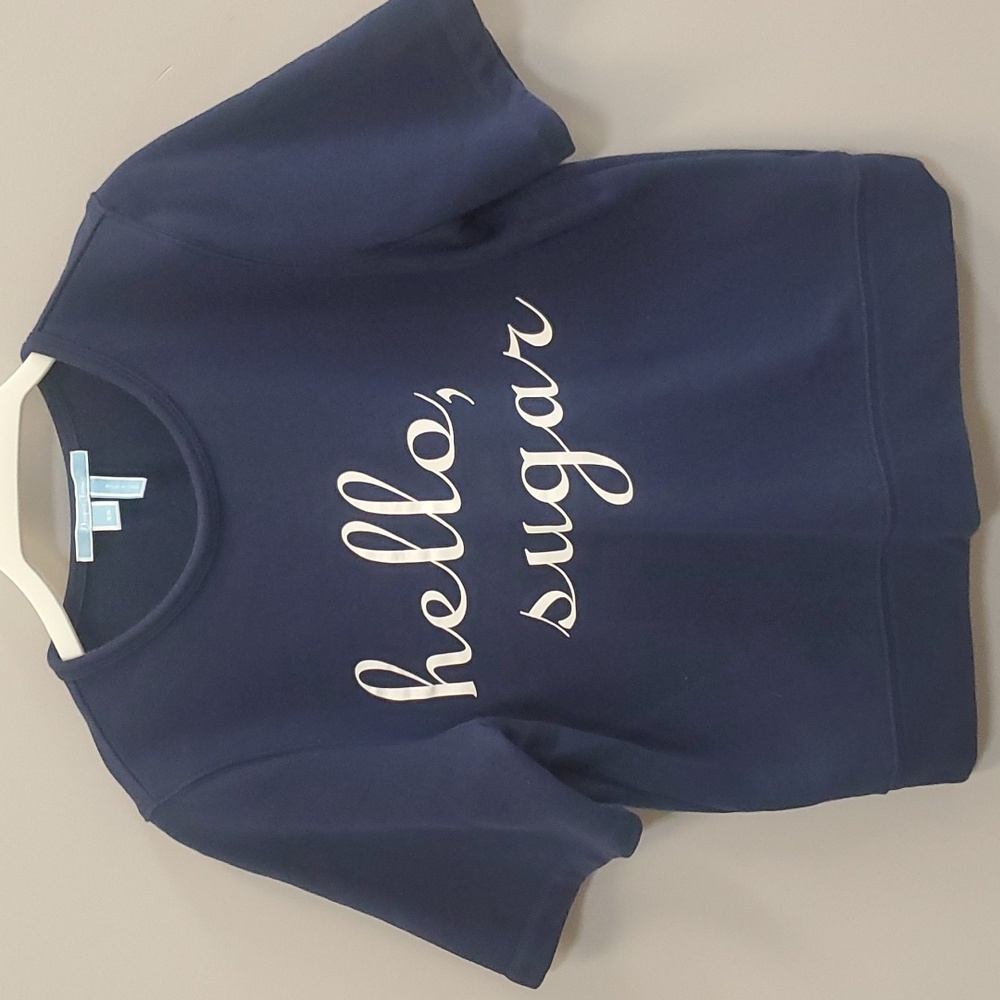 Draper james sz xs hello sugar sweatshirt